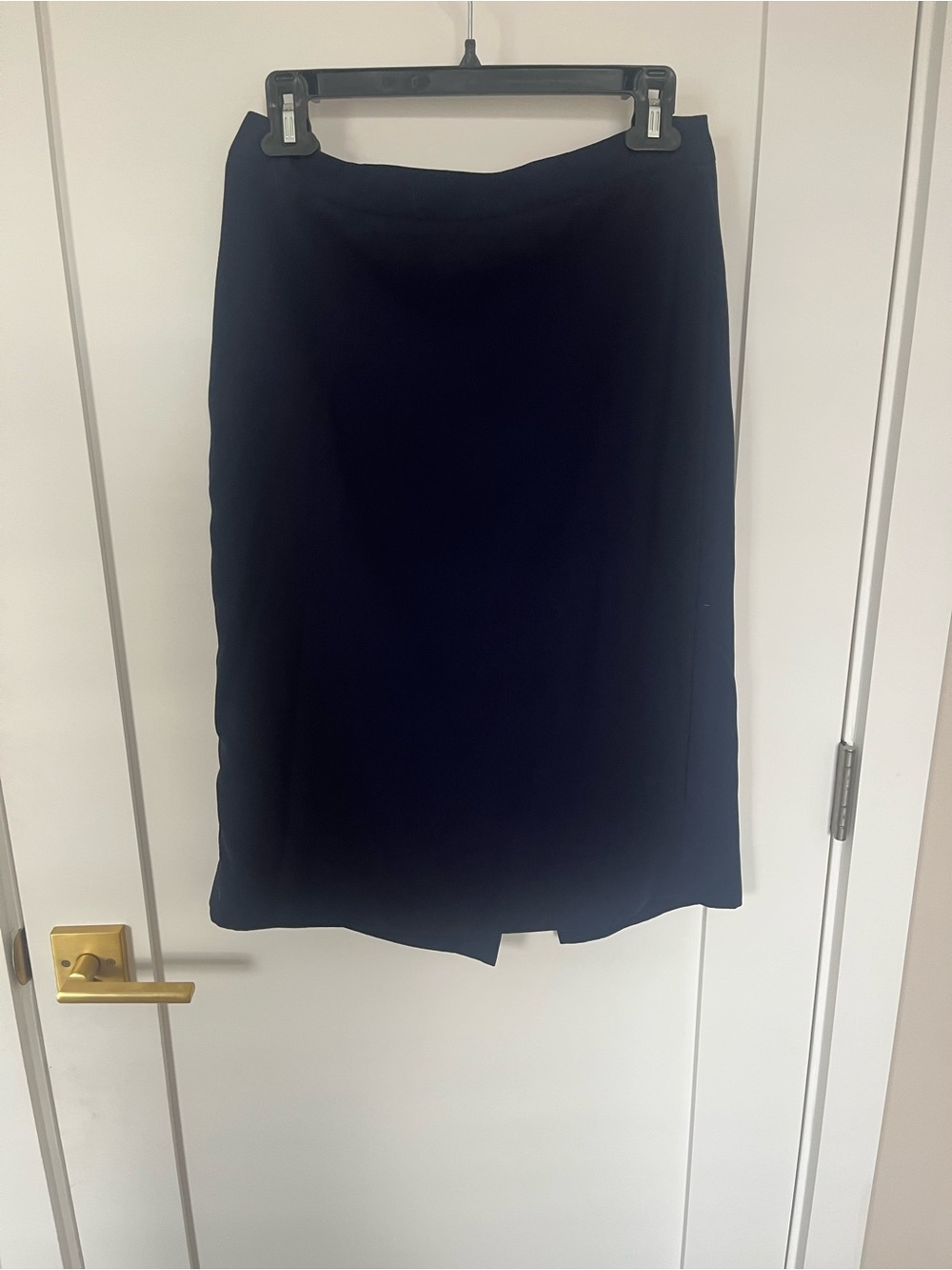 J. Crew Black Pencil Skirt